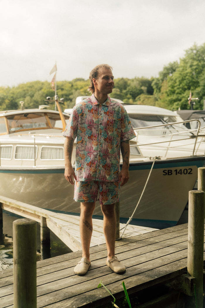 Lakor Lakor, Underwater Garden SS, multi color, XL