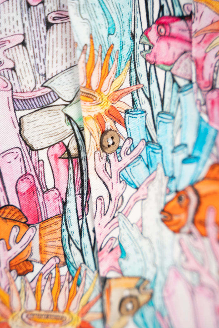 Lakor Lakor, Underwater Garden SS, multi color, XL