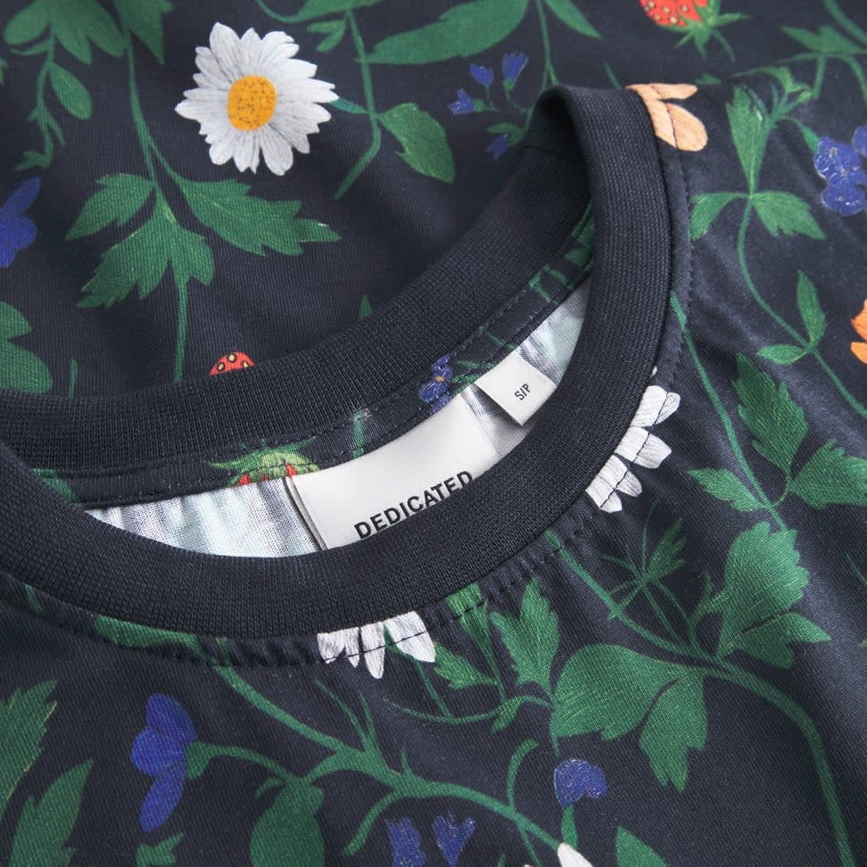 Dedicated Dedicated, Visby, Strawberry Field, black, XS