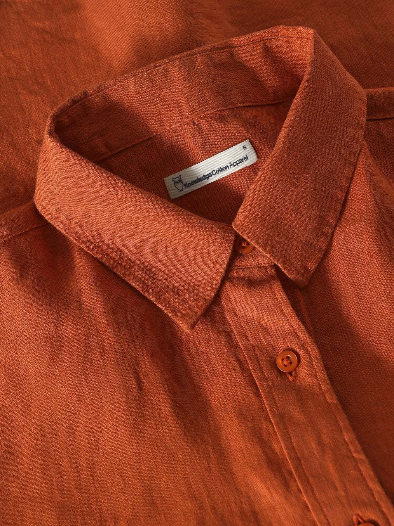 KnowledgeCotton Apparel KnowledgeCotton, Aster Fold Up, burnt brick, L