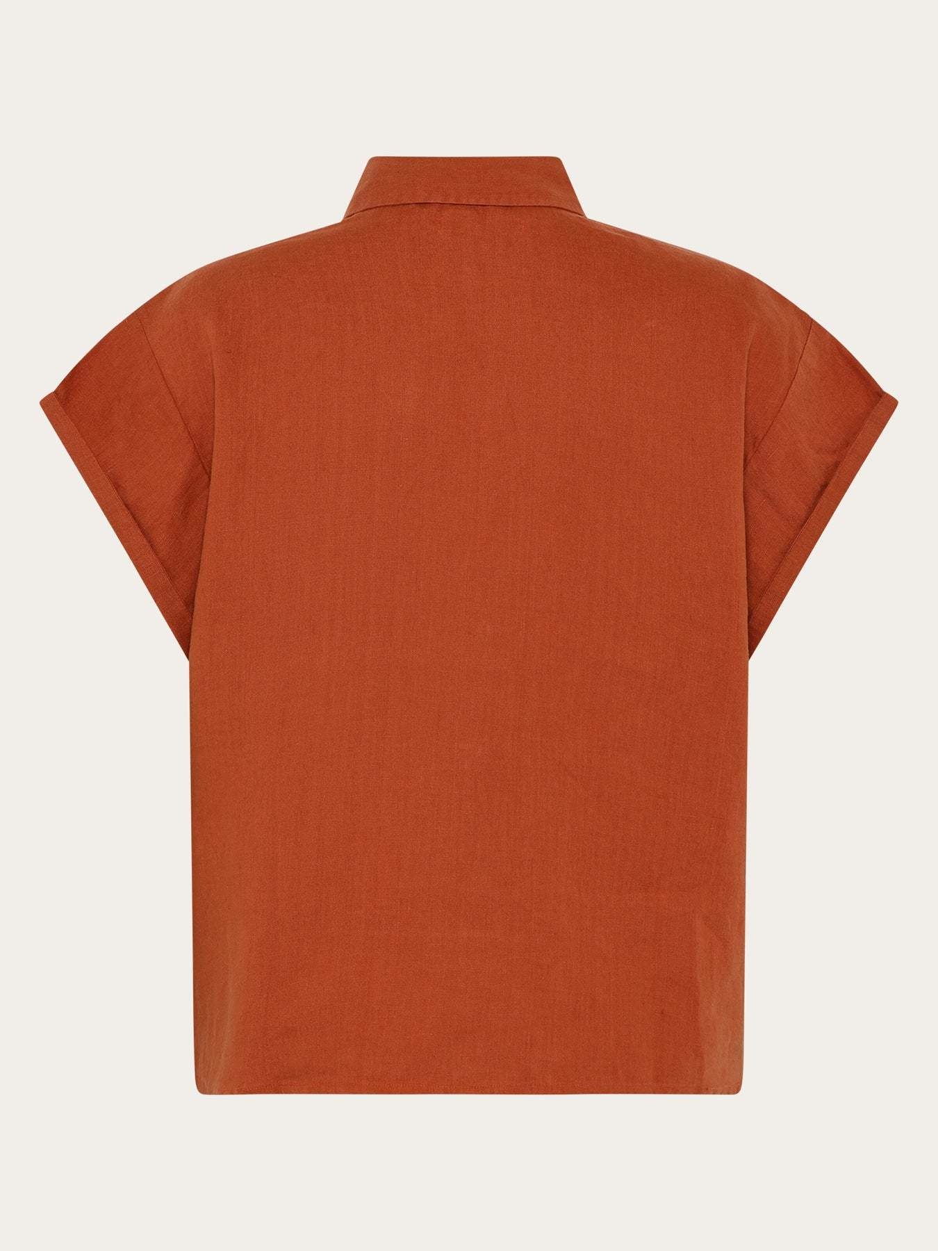 KnowledgeCotton Apparel KnowledgeCotton, Aster Fold Up, burnt brick, M