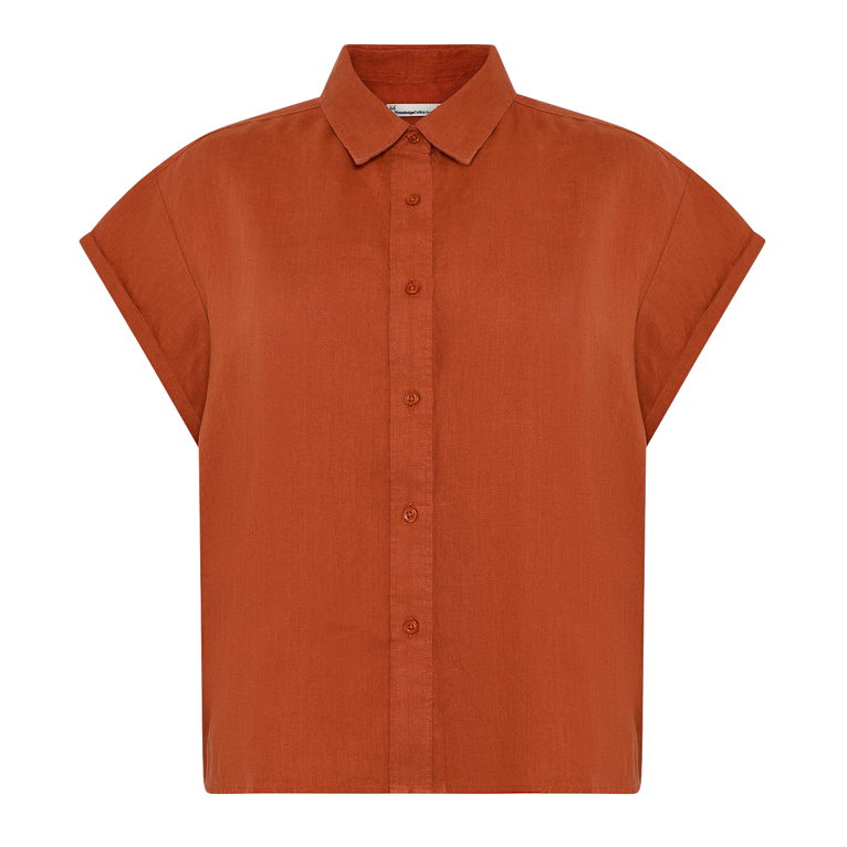 KnowledgeCotton Apparel KnowledgeCotton, Aster Fold Up, burnt brick, XS