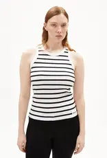 Armedangels Armedangels, Kanitaa Stripe, white-black, L