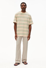 Armedangels Armedangels, Maarkos Stripe, foam-washed berry, XL