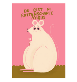 Slinga Slinga, Postkarte, rattenscharfe maus