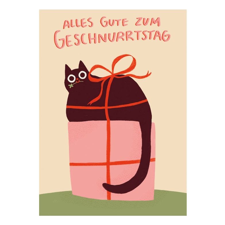 Slinga Slinga, Postkarte, geschnurrtstag