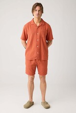 KnowledgeCotton Apparel KnowledgeCotton, Structure SS, burnt brick, L