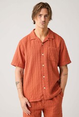 KnowledgeCotton Apparel KnowledgeCotton, Structure SS, burnt brick, M