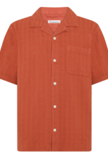 KnowledgeCotton Apparel KnowledgeCotton, Structure SS, burnt brick, S