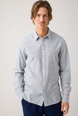 KnowledgeCotton Apparel KnowledgeCotton, Dune Reg Stripe, blue, M
