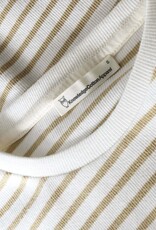 KnowledgeCotton Apparel KnowledgeCotton, Rib T-shirt, creme stripe, M