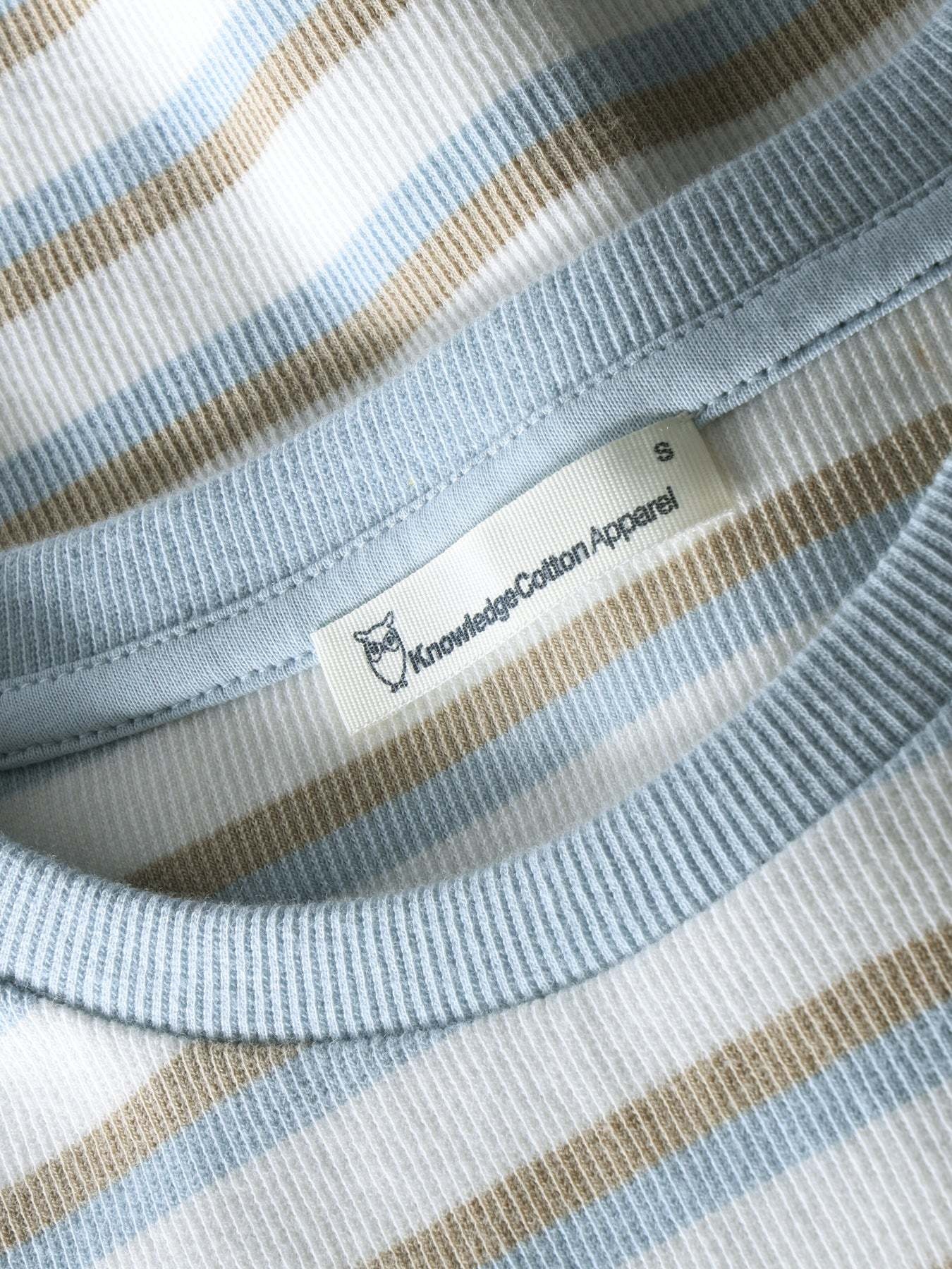 KnowledgeCotton Apparel KnowledgeCotton, Rib T-shirt, multi stripe, M