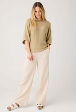 KnowledgeCotton Apparel KnowledgeCotton, Posey Wide Linen Pants, light feather grey, M