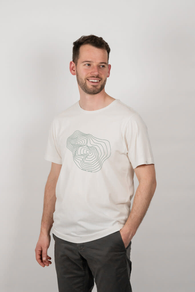 ZRCL ZRCL, Mountain Lines Zeno T-Shirt, white, XL