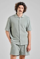 Dedicated Dedicated, Shirt Falkvik Waffle, iceberg green, S