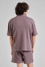 Dedicated Dedicated, Shirt Falkvik Waffle, sparrow brown, XL