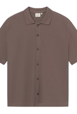 Dedicated Dedicated, Shirt Falkvik Waffle, sparrow brown, L