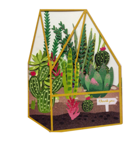 Alljoy Alljoy, Pop Up Card, green house