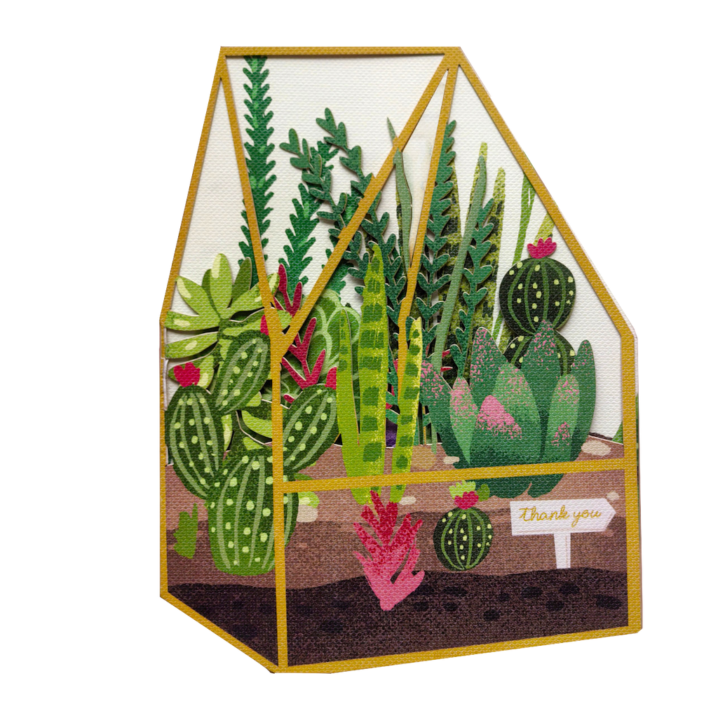 Alljoy Alljoy, Pop Up Card, green house
