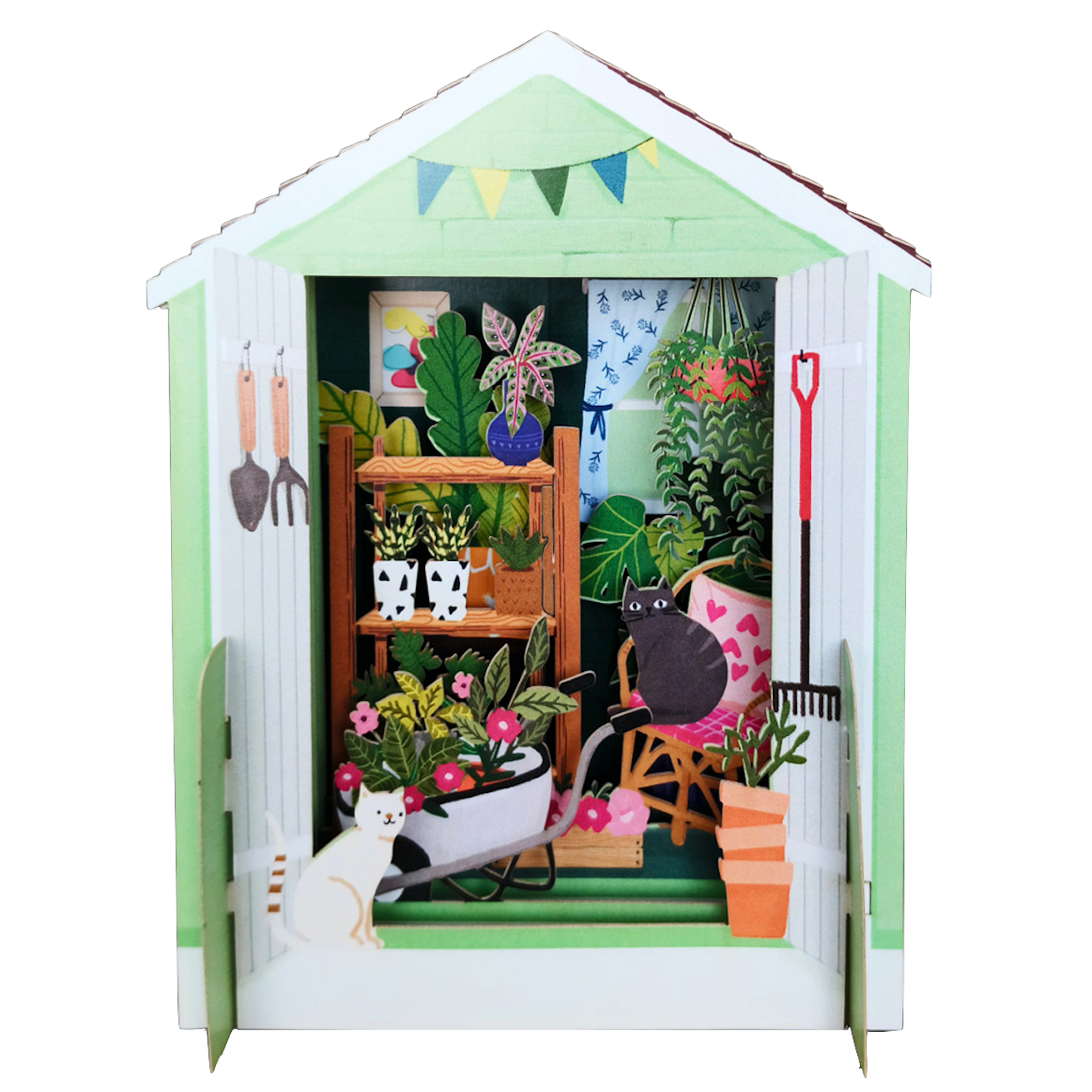 Alljoy Alljoy, Pop Up Card, garden shed