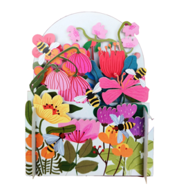 Alljoy Alljoy, Pop Up Card, flowers