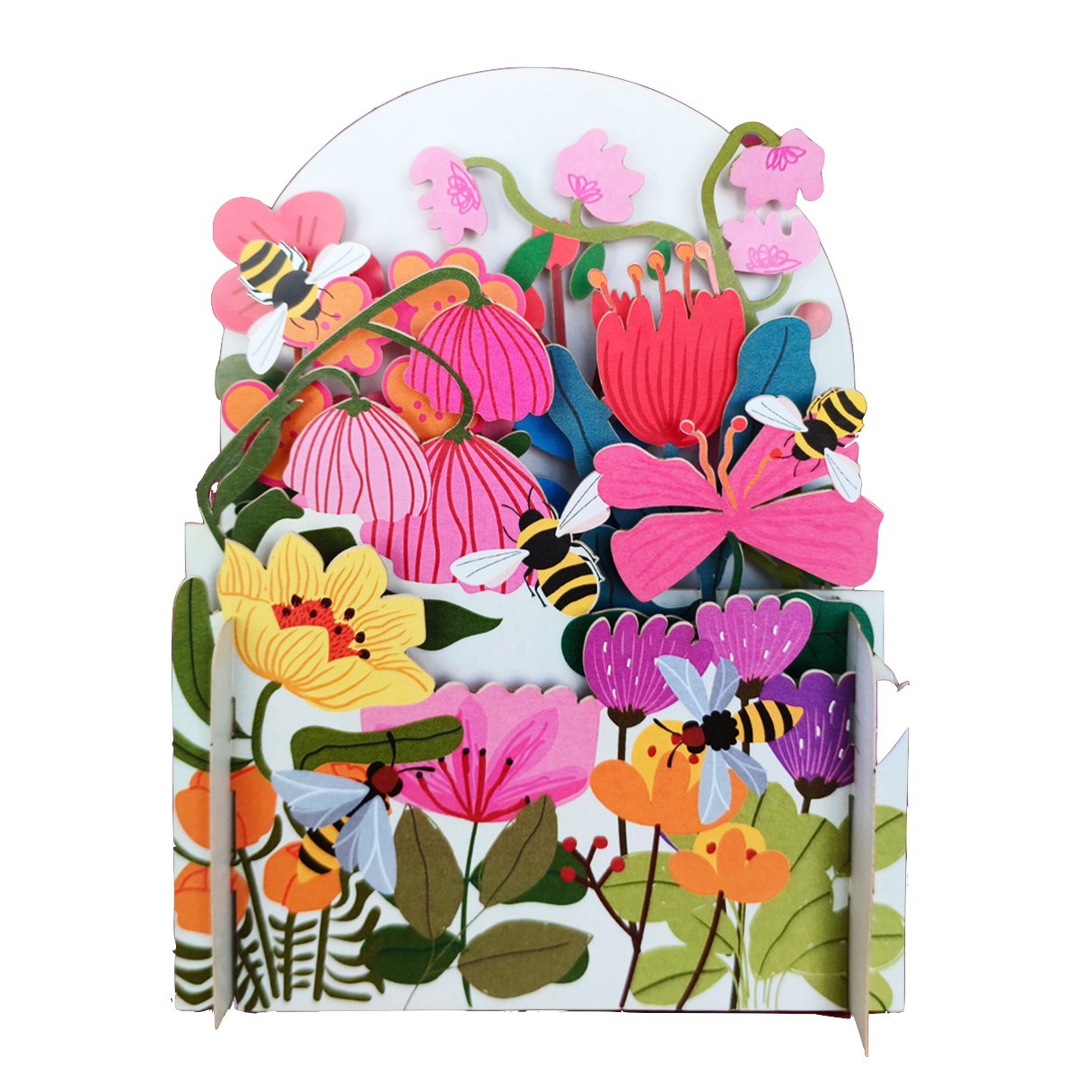 Alljoy Alljoy, Pop Up Card, flowers