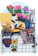 Alljoy Alljoy, Pop Up Card, cat