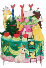 Alljoy Alljoy, Pop Up Card, animal cake