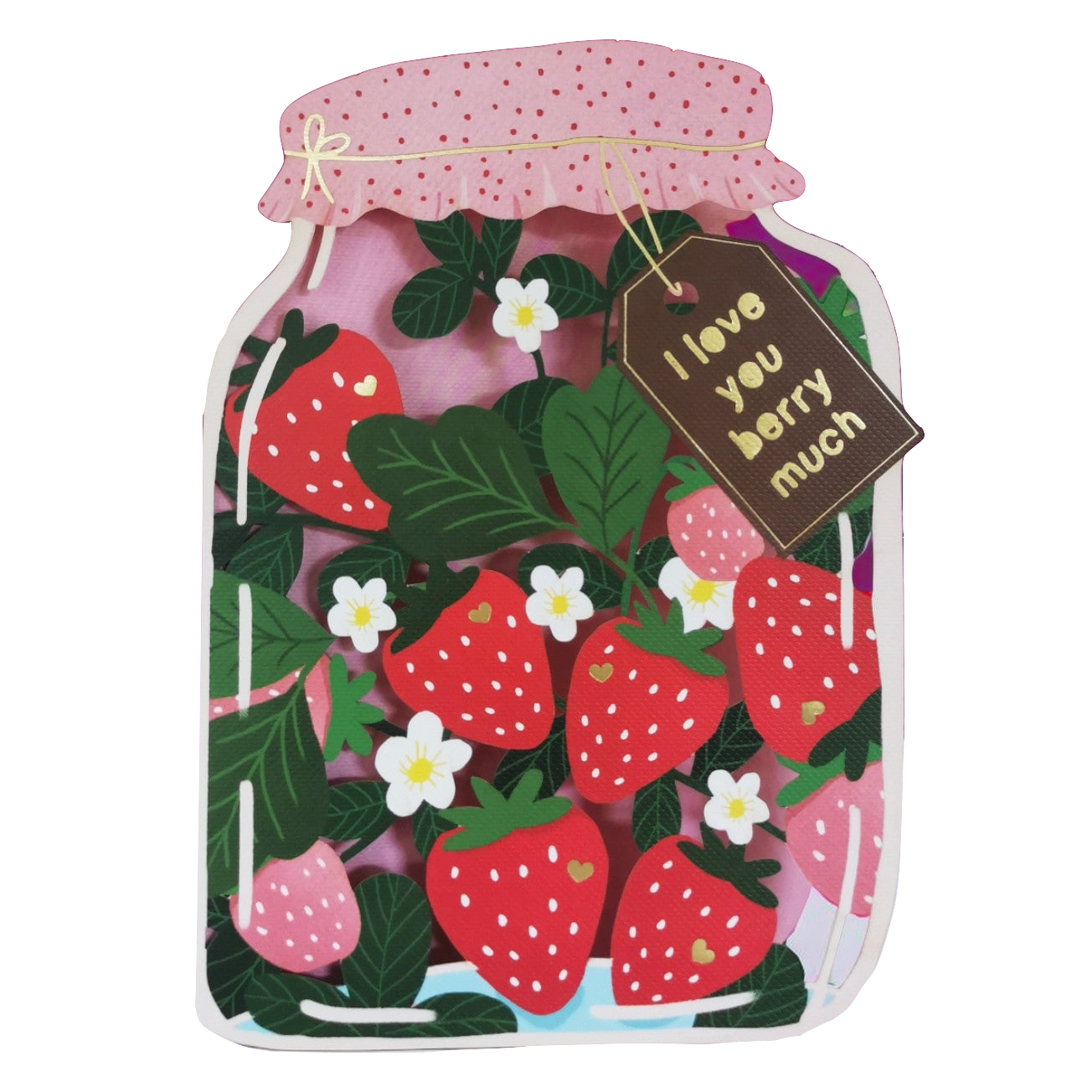 Alljoy Alljoy, Pop Up Card, I love you berry much