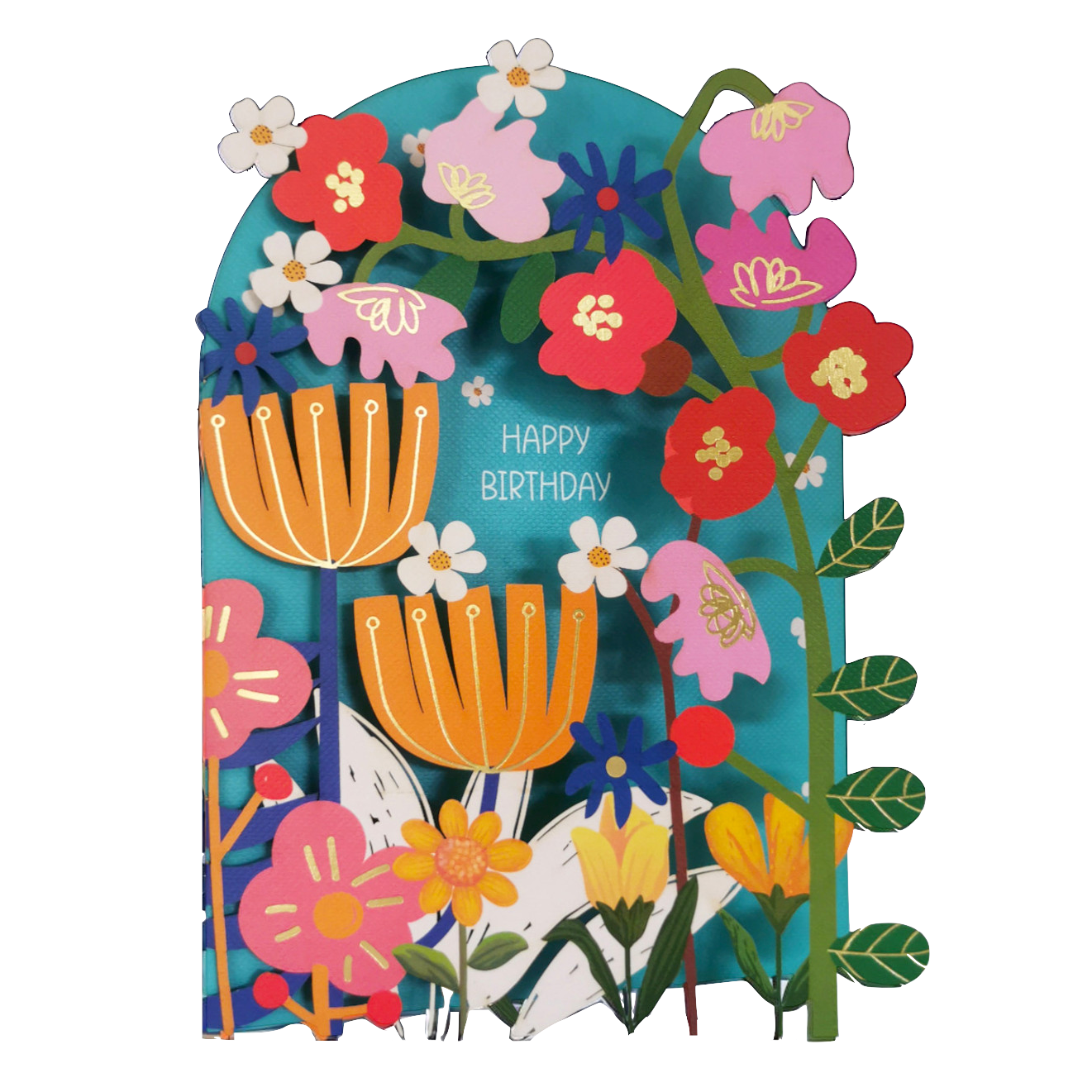 Alljoy Alljoy, Pop Up Card, birthday flowers