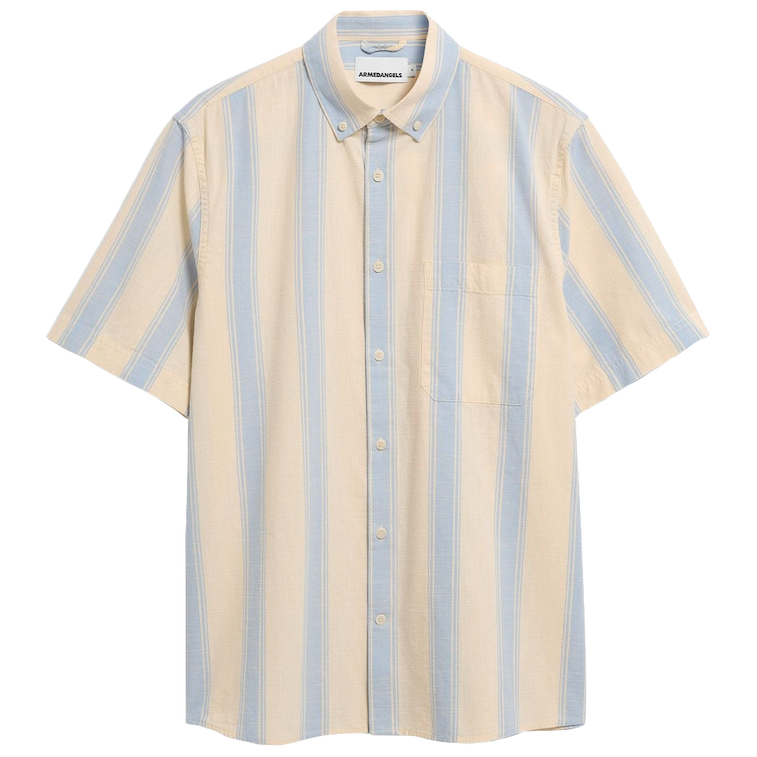 Armedangels Armedangels, Striped SS, wedgwood, L