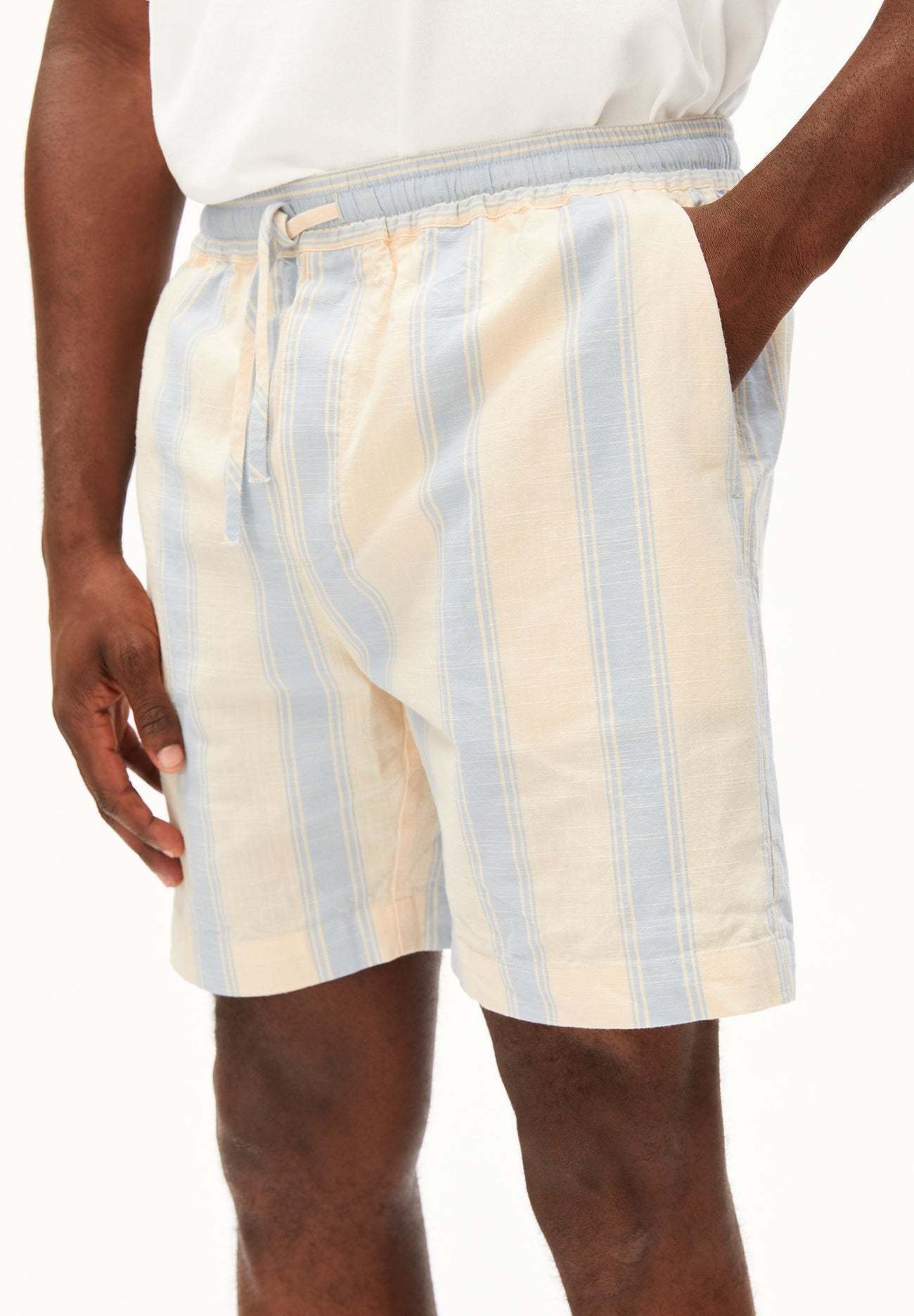 Armedangels Armedangels, Striped Short, wedgwood, 32