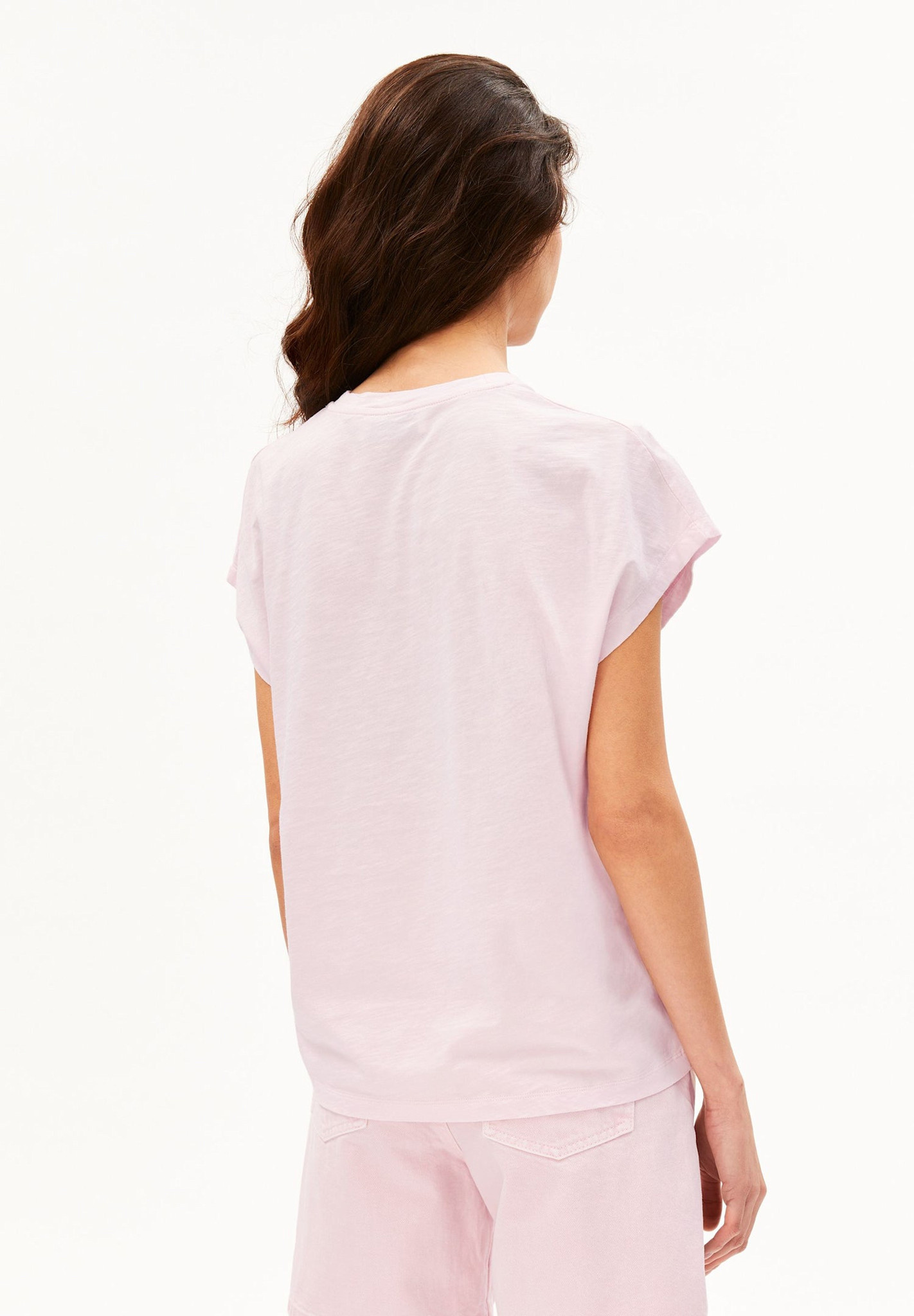 Armedangels Armedangels, Slub Jersey T-Shirt, pink mist, L