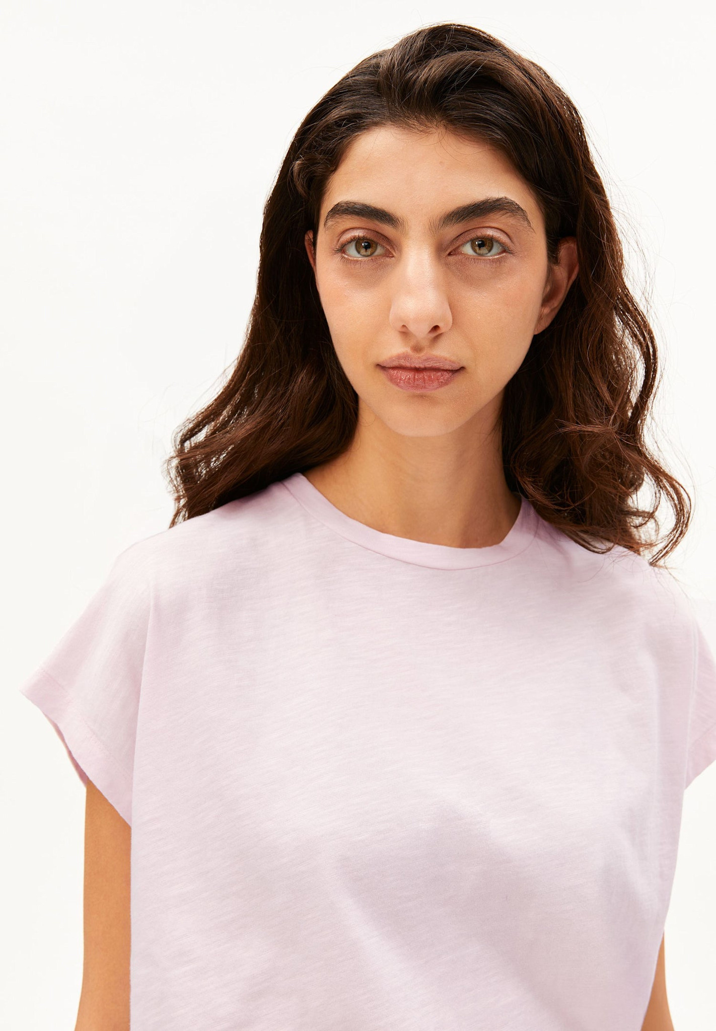 Armedangels Armedangels, Slub Jersey T-Shirt, pink mist, M