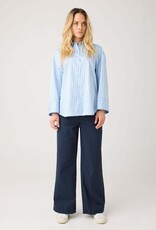 KnowledgeCotton Apparel KnowledgeCotton, Posey Wide Slub Pants, total eclipse, XS