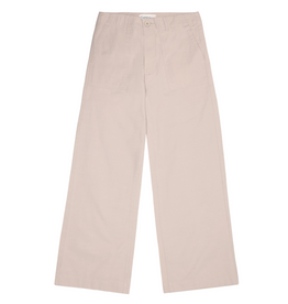 KnowledgeCotton Apparel KnowledgeCotton, Posey Wide Slub Pants, light feather grey, M