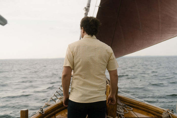 Lakor Lakor, Seersucker SS, cream gold, XL