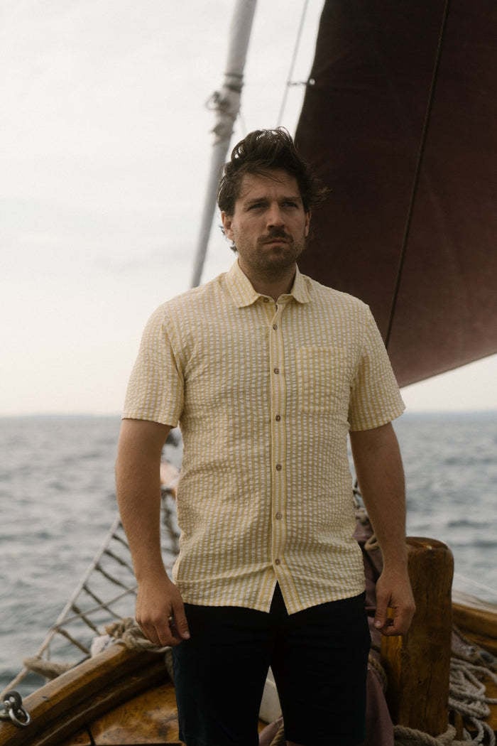 Lakor Lakor, Seersucker SS, cream gold, XL