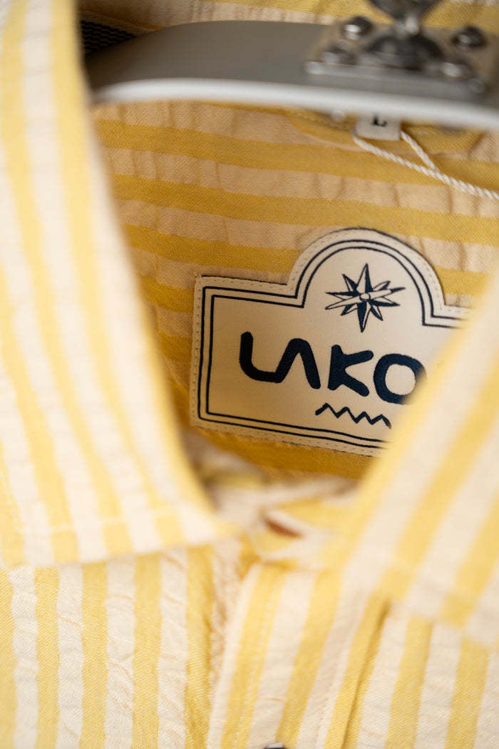 Lakor Lakor, Seersucker SS, cream gold, M