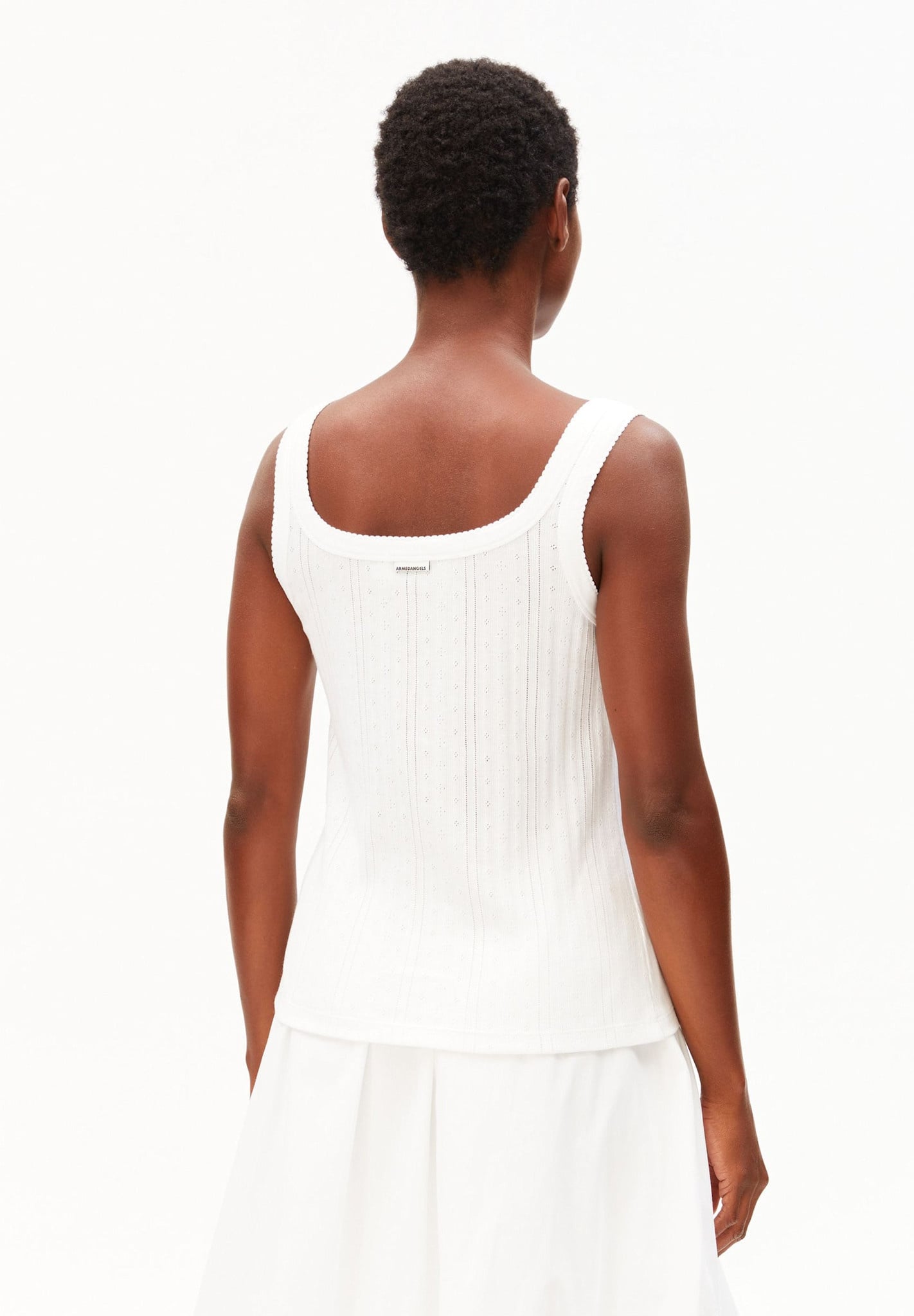 Armedangels Armedangels, Pointelle Top, white, L