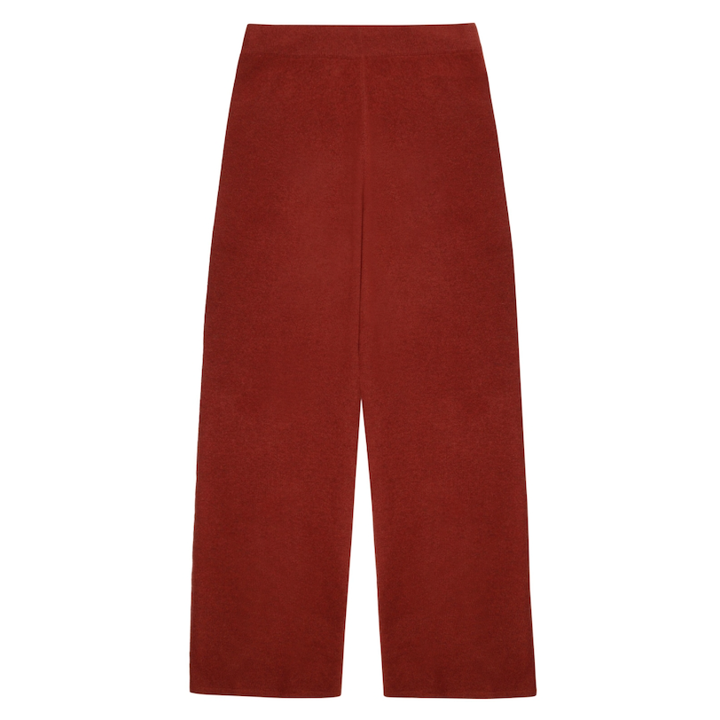 KnowledgeCotton Apparel KnowledgeCotton, Posey Wide Pants, fired brick, S