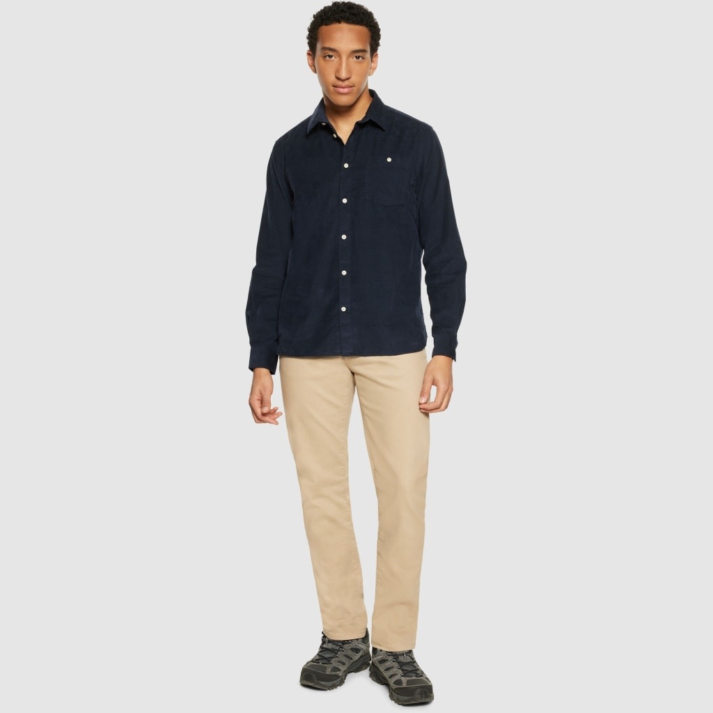 KnowledgeCotton Apparel KnowledgeCotton, Dune Corduroy, total eclipse, L