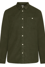 KnowledgeCotton Apparel KnowledgeCotton, Dune Corduroy, forrest night, XL