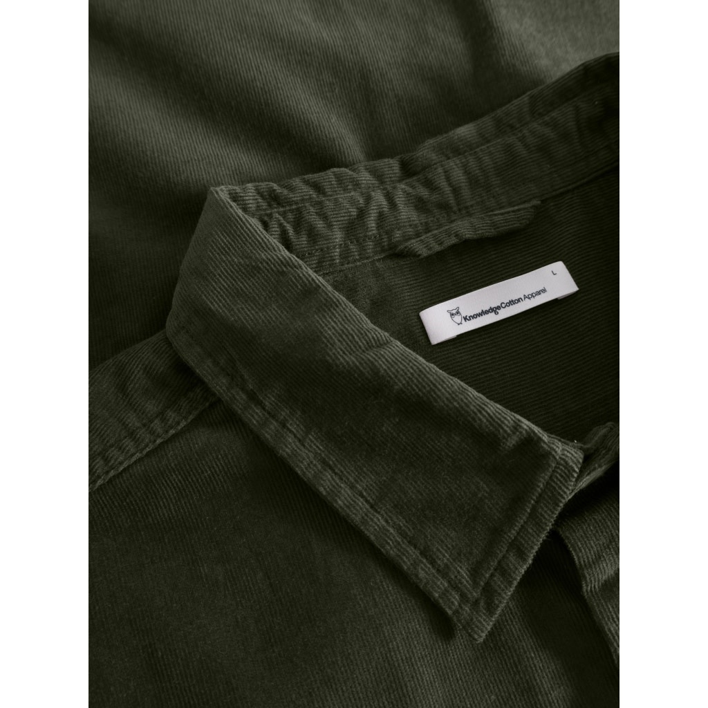 KnowledgeCotton Apparel KnowledgeCotton, Dune Corduroy, forrest night, XL