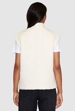 KnowledgeCotton Apparel KnowledgeCotton, Padded Kimono Vest, egret, M