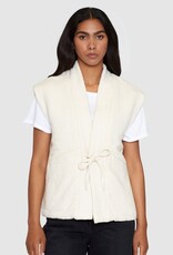 KnowledgeCotton Apparel KnowledgeCotton, Padded Kimono Vest, egret, S