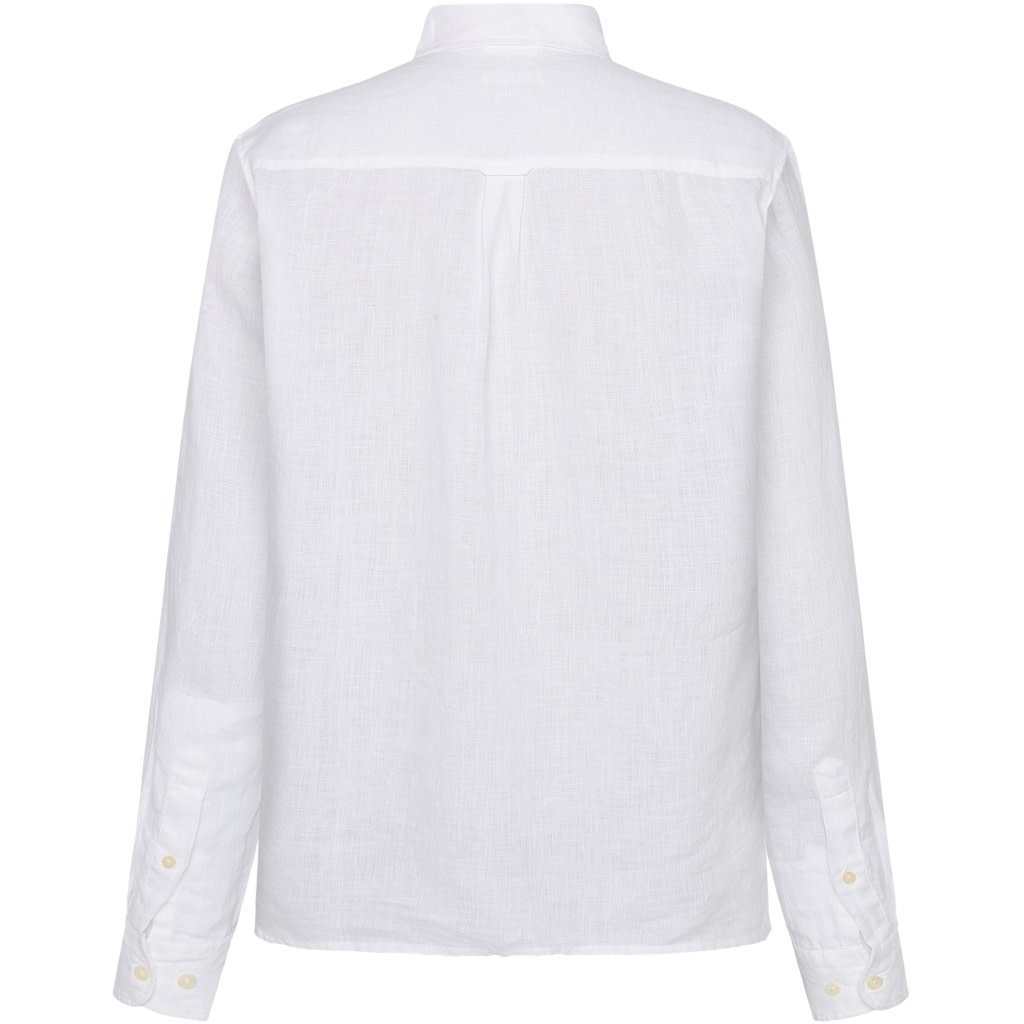 KnowledgeCotton Apparel KnowledgeCotton, Linen Shirt, bright white, XL