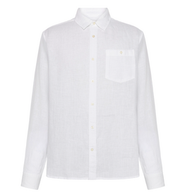 KnowledgeCotton Apparel KnowledgeCotton, Linen Shirt, bright white, S