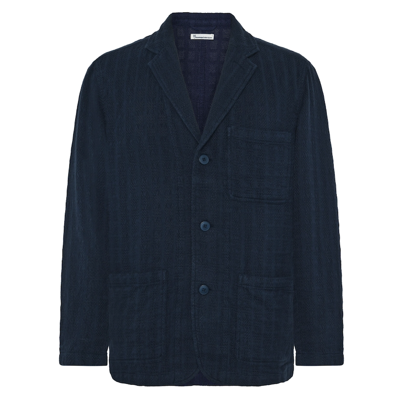 KnowledgeCotton Apparel KnowledgeCotton, Structure Blazer, night sky, XL