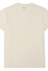 KnowledgeCotton Apparel KnowledgeCotton, Embroidery T-Shirt, egret, L